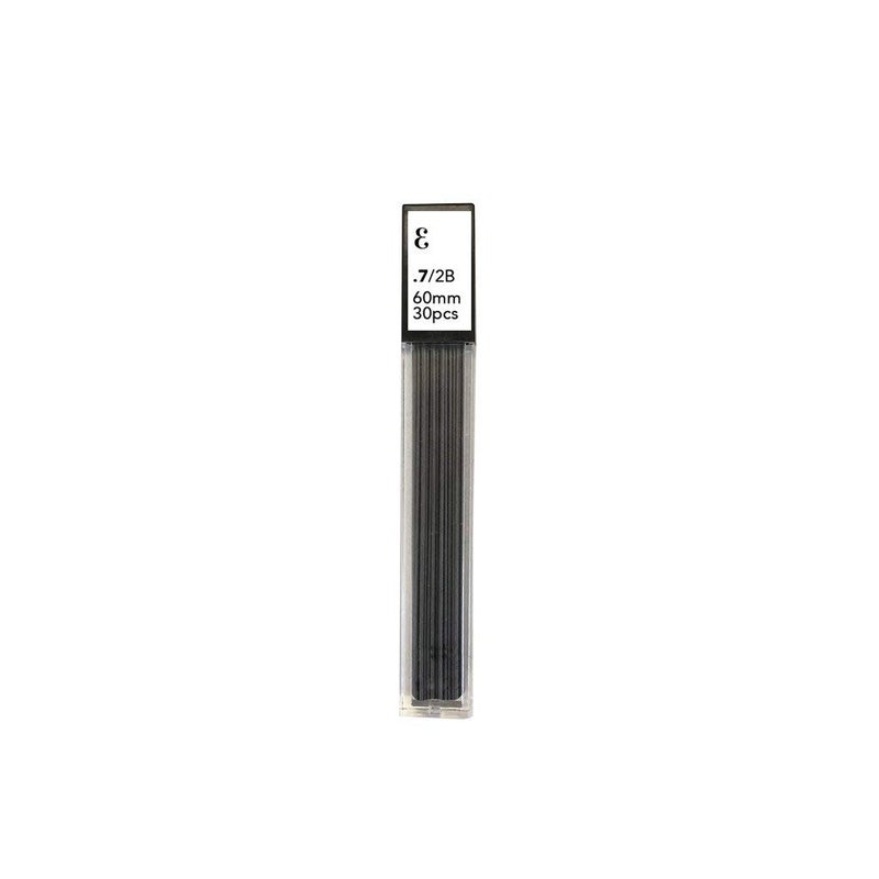 Everyman 0.7mm Lead Refills for Mechanical Pencils, 3 Pack with 90 Strong Smooth Leads, Fits Grafton Metal Pencil, Perfect for Sketching, Drafting, Architecture, Drawing, School, Office, & Studio Use - Image 1